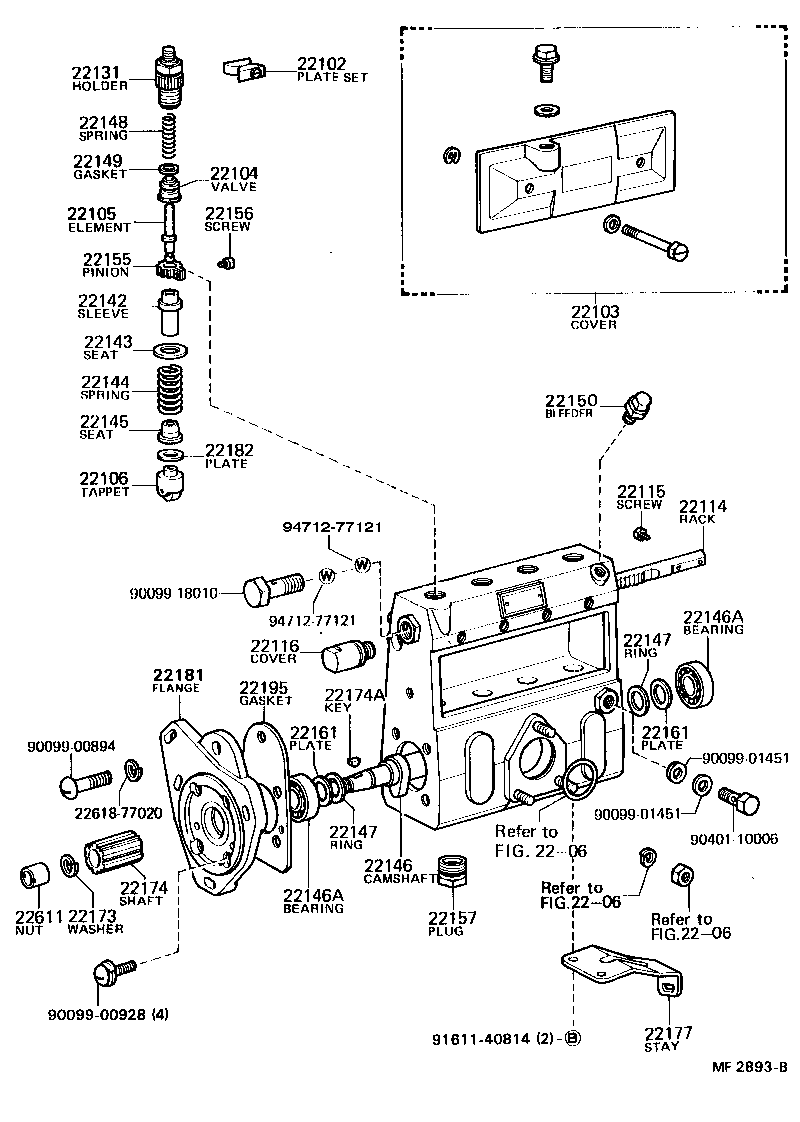  DYNA 200 |  INJECTION PUMP BODY