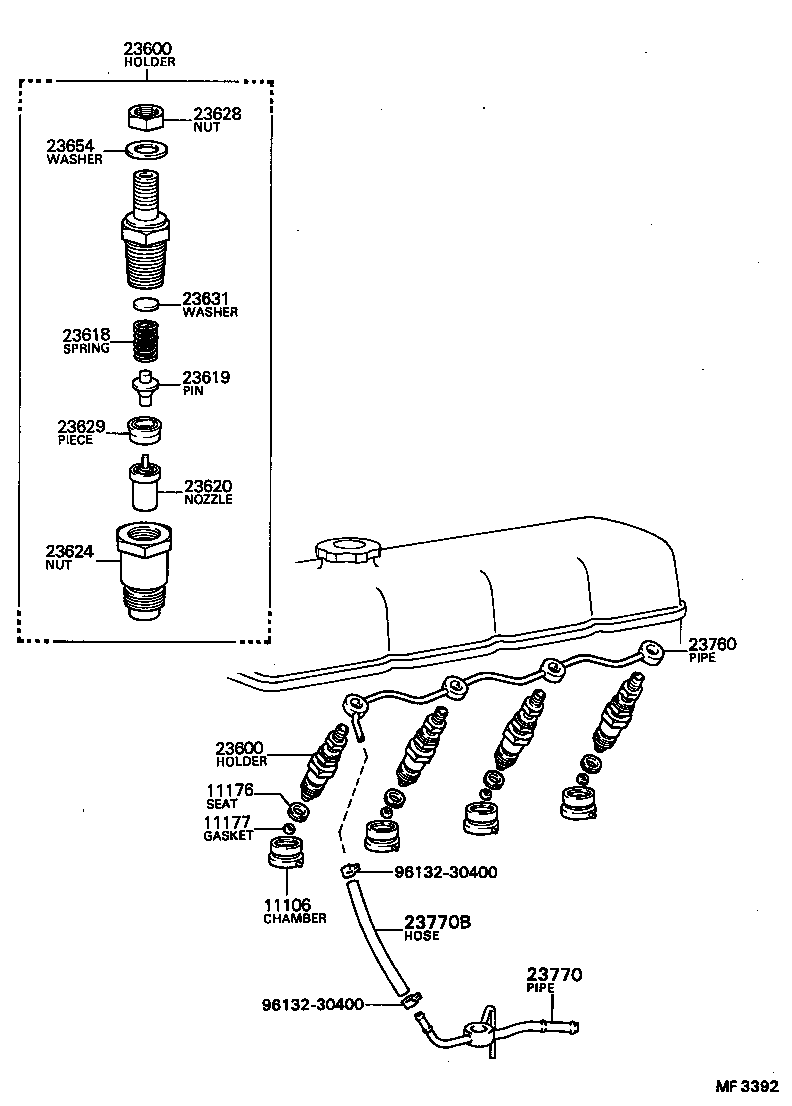  COASTER |  INJECTION NOZZLE