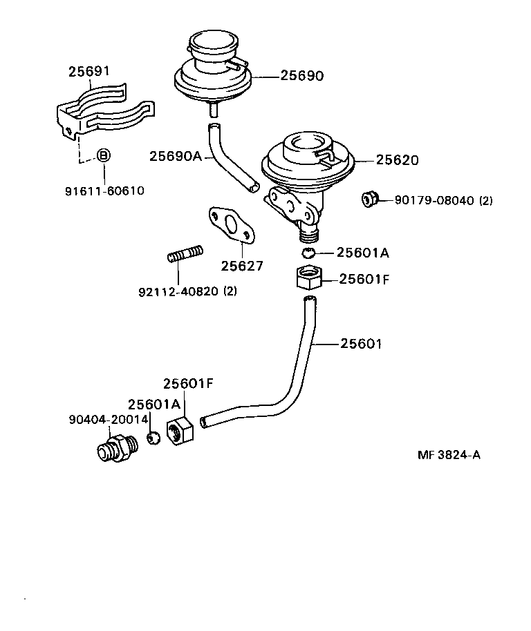  CAMRY |  EXHAUST GAS RECIRCULATION SYSTEM