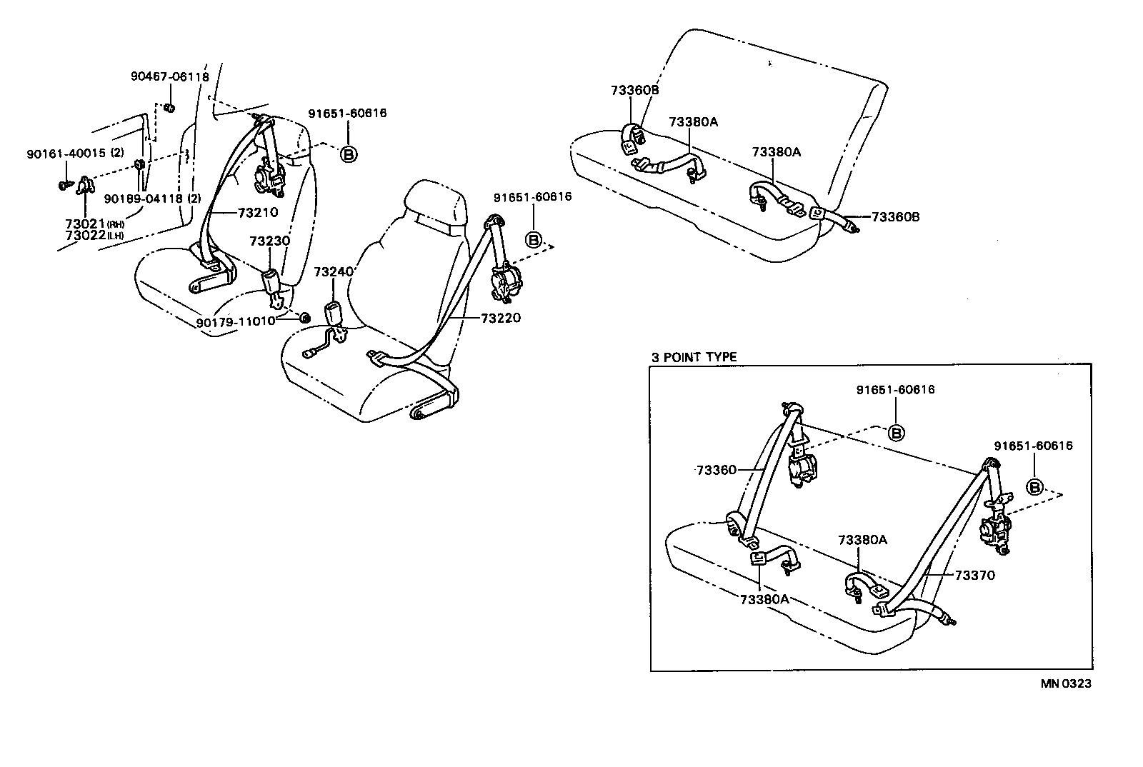  CELICA |  SEAT BELT CHILD RESTRAINT SEAT