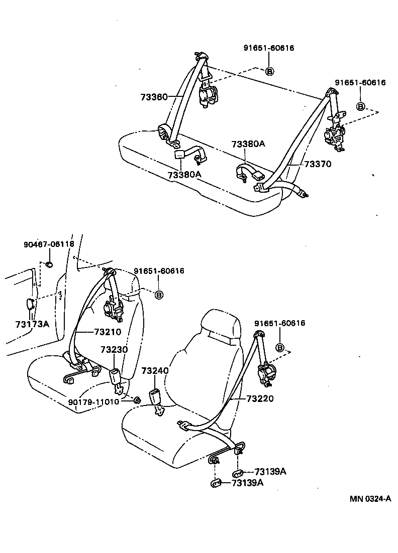  CELICA |  SEAT BELT CHILD RESTRAINT SEAT