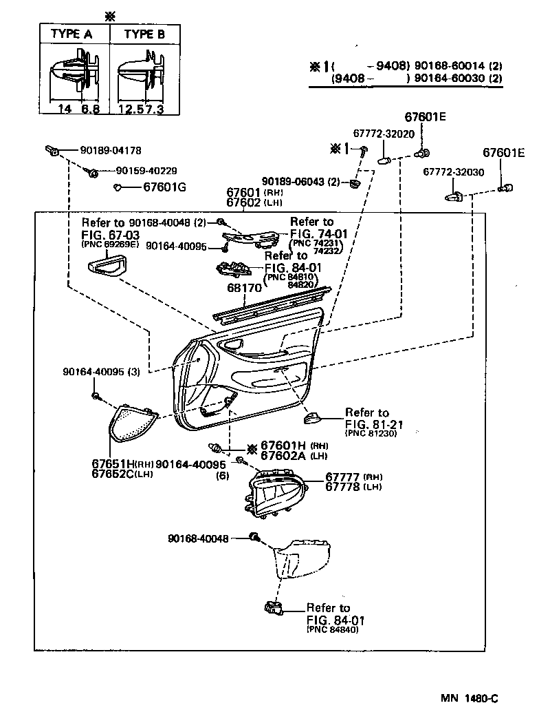  ES300 |  FRONT DOOR PANEL GLASS