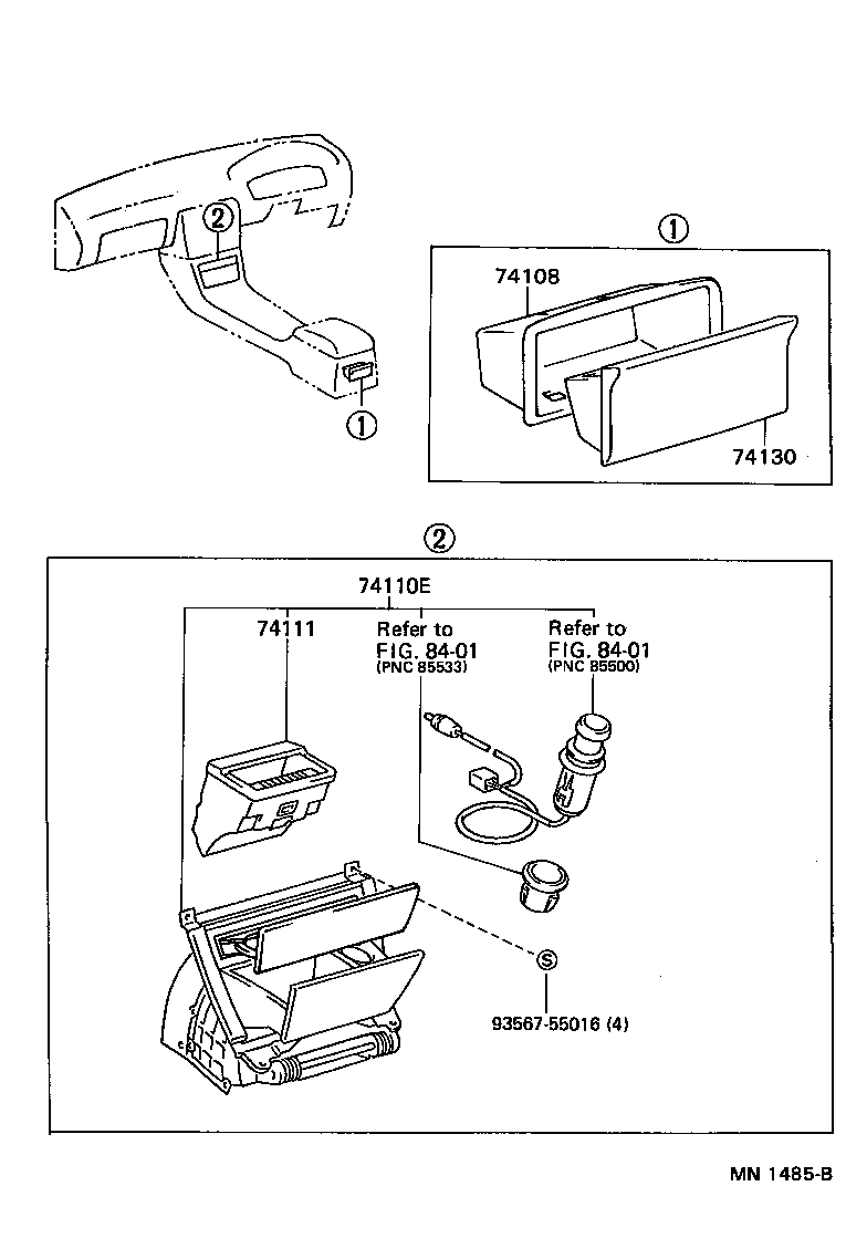  ES300 |  ASH RECEPTACLE
