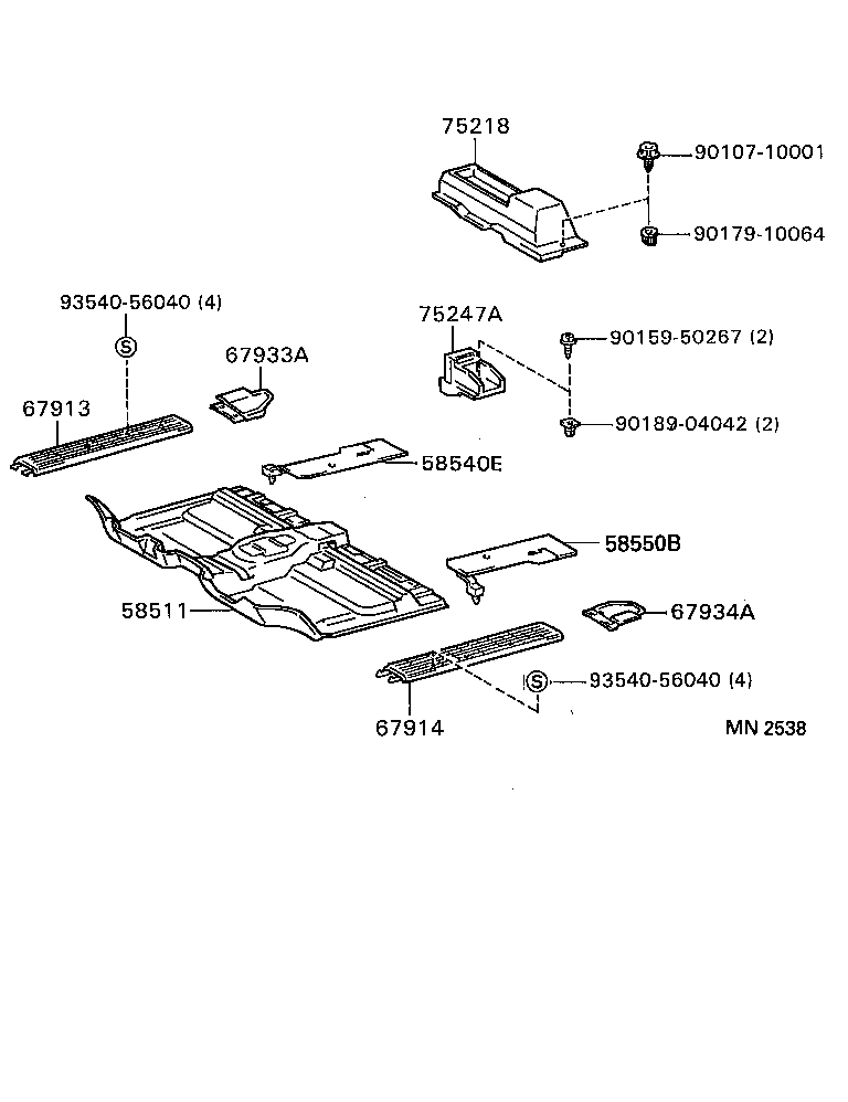  T100 |  FLOOR MAT SILENCER PAD