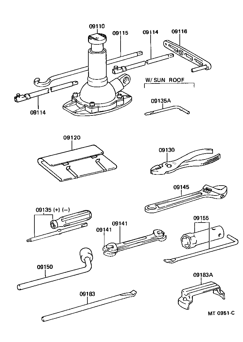  LAND CRUISER 60 |  STANDARD TOOL