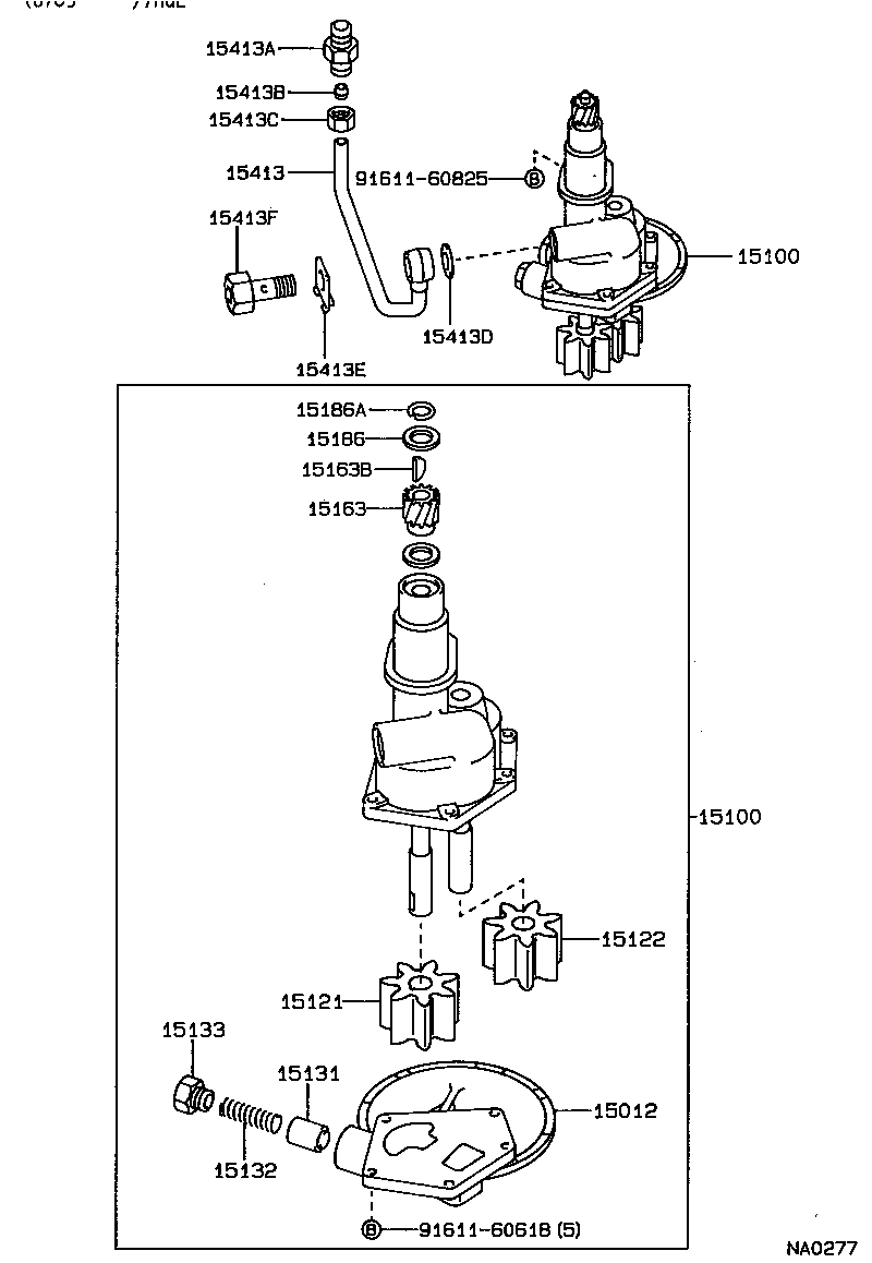  CROWN |  ENGINE OIL PUMP