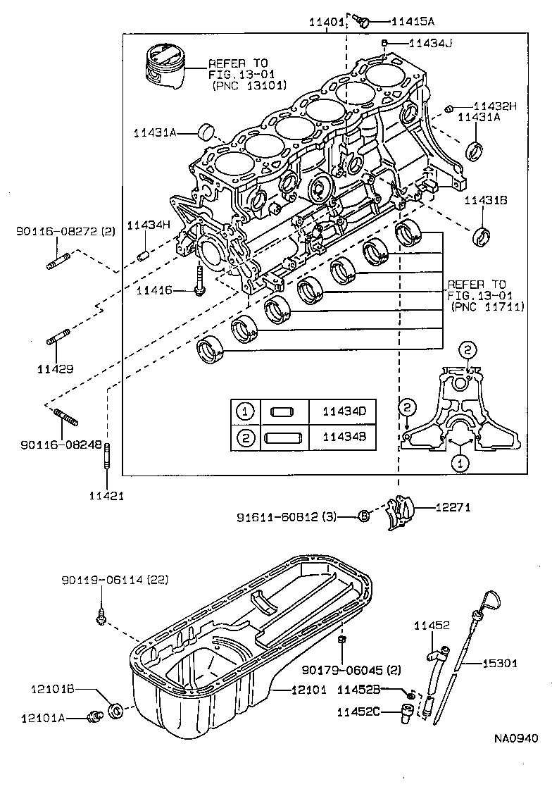  CRESSIDA WAGON |  CYLINDER BLOCK