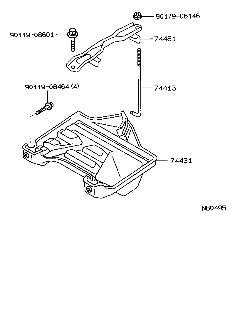  CROWN |  BATTERY CARRIER