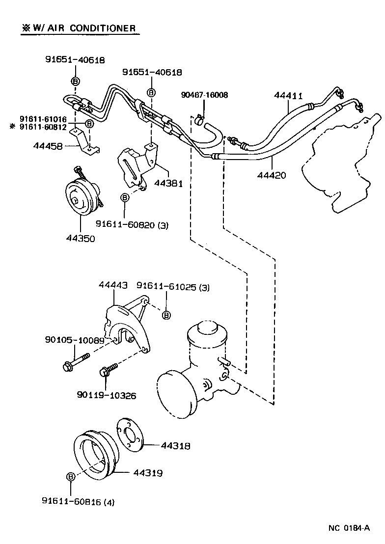  CROWN |  POWER STEERING TUBE