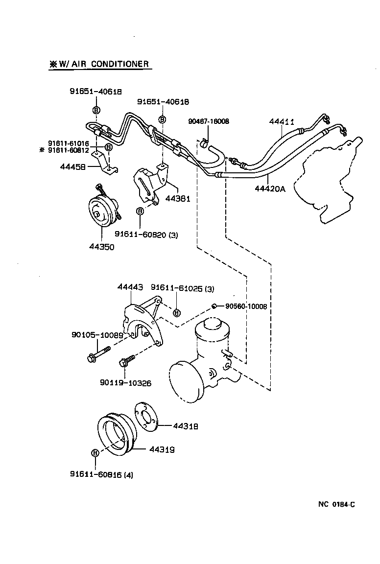  CROWN |  POWER STEERING TUBE