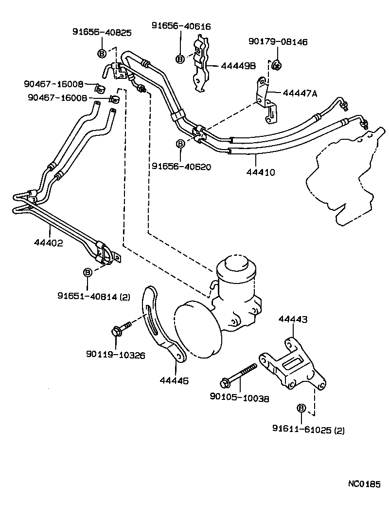  CROWN |  POWER STEERING TUBE