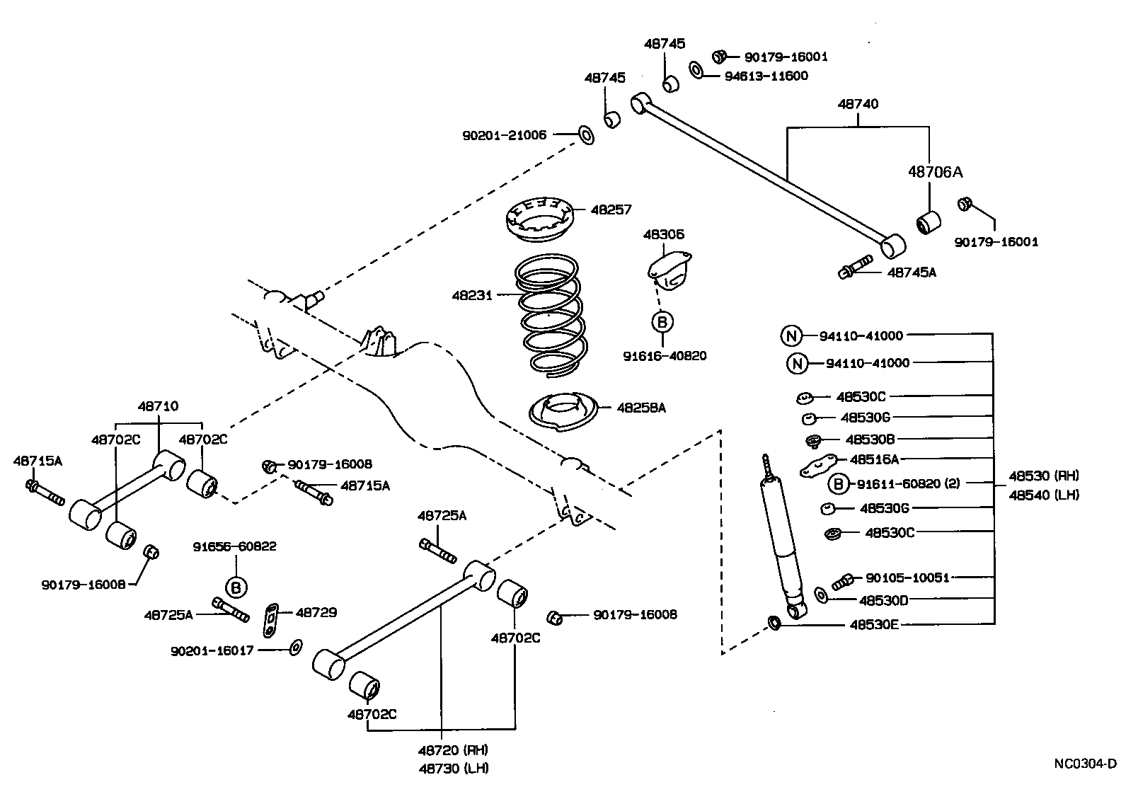  CROWN |  REAR SPRING SHOCK ABSORBER
