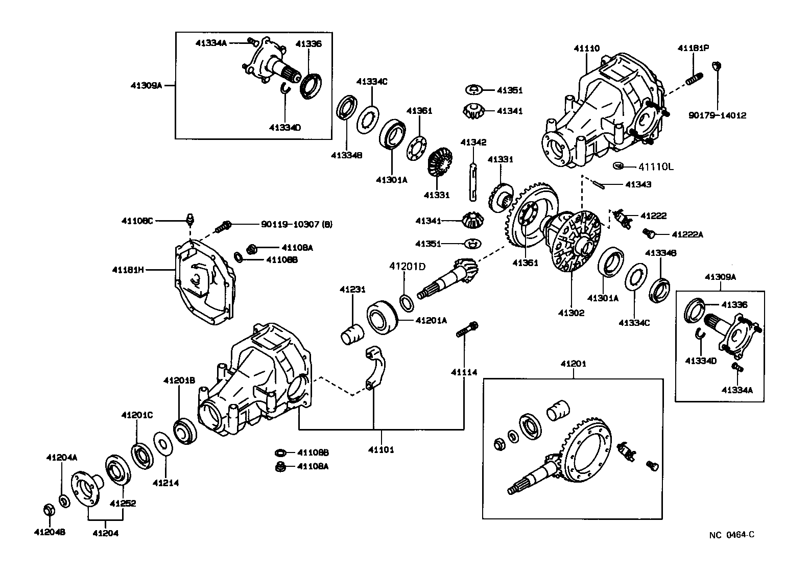  CROWN |  REAR AXLE HOUSING DIFFERENTIAL