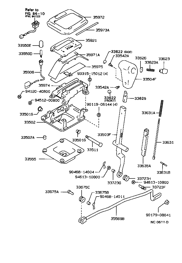  CRESSIDA |  SHIFT LEVER RETAINER
