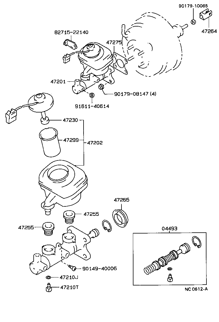  CRESSIDA |  BRAKE MASTER CYLINDER