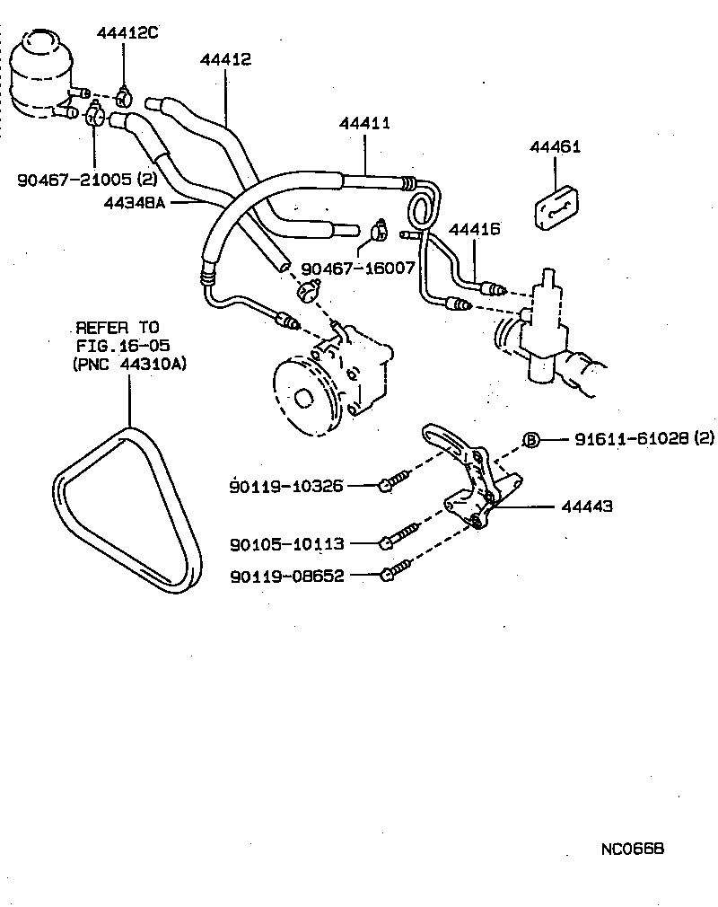  CRESSIDA WAGON |  POWER STEERING TUBE