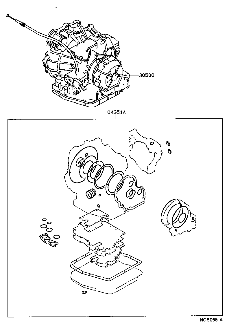  CAMRY |  TRANSAXLE OR TRANSMISSION ASSY GASKET KIT ATM