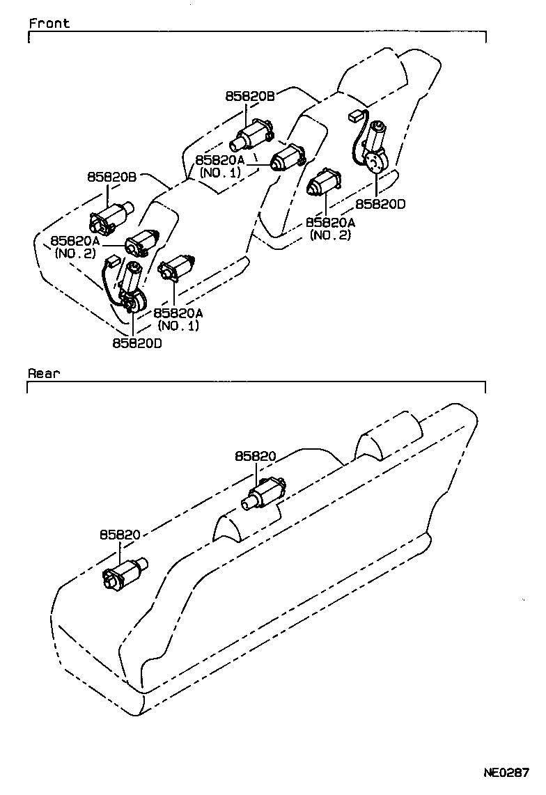  CROWN |  SEAT MOTOR SEAT HEATER