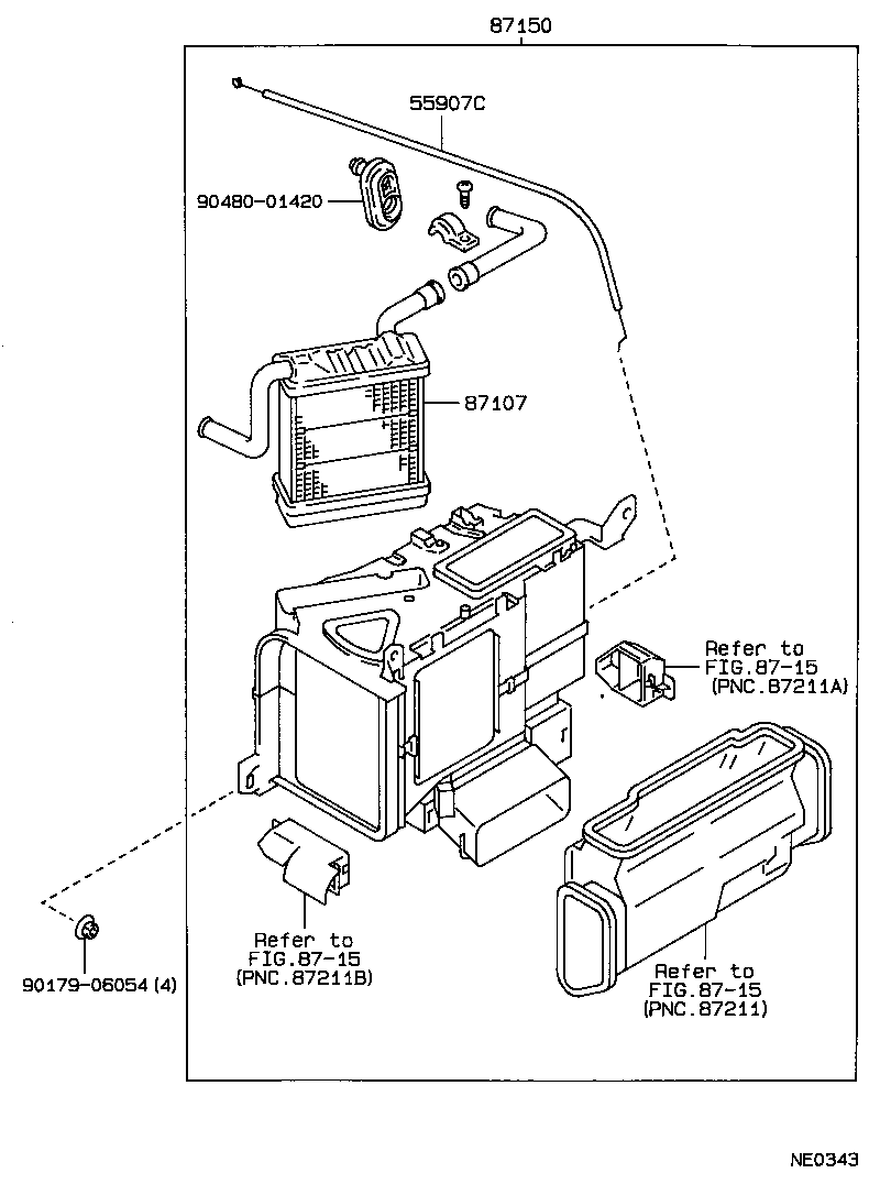  CROWN |  HEATING AIR CONDITIONING HEATER UNIT BLOWER