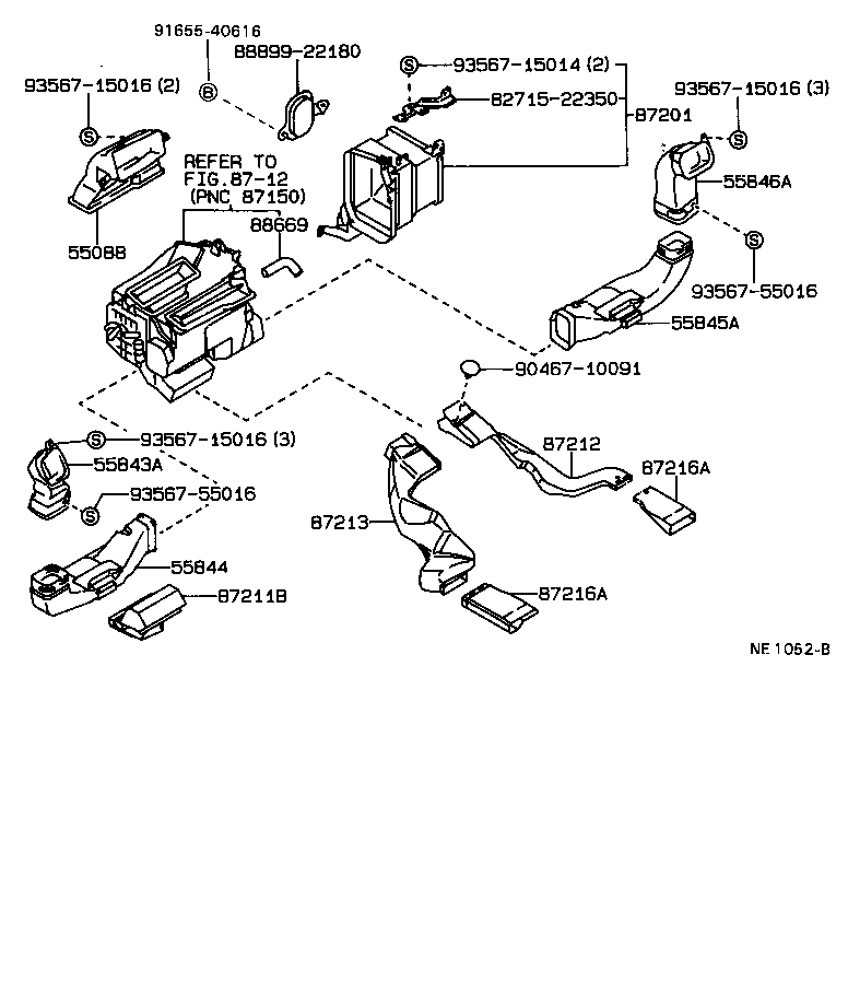  CRESSIDA |  HEATING AIR CONDITIONING CONTROL AIR DUCT