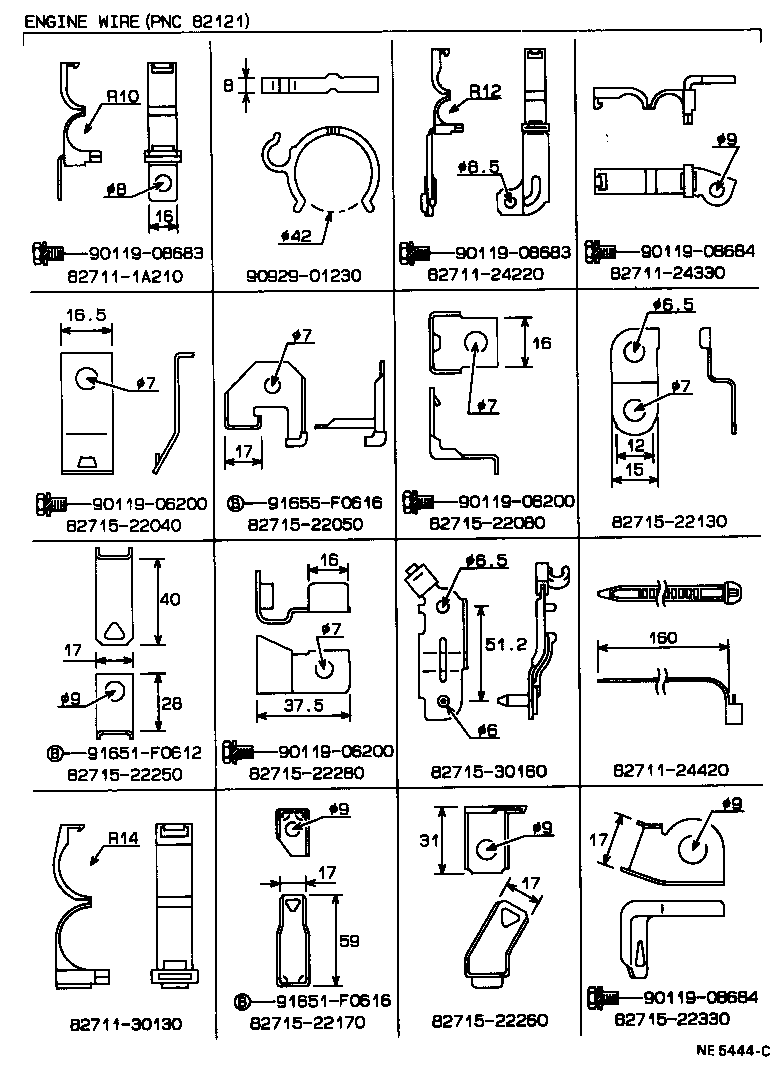  CRESSIDA |  WIRING CLAMP