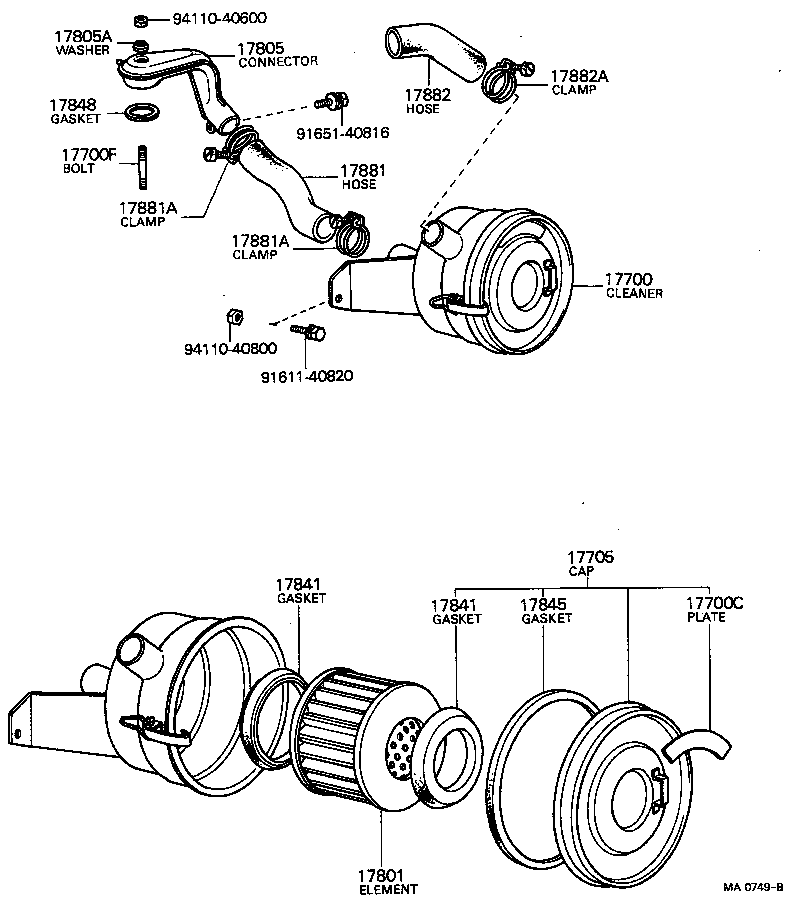  TOYOACE |  AIR CLEANER