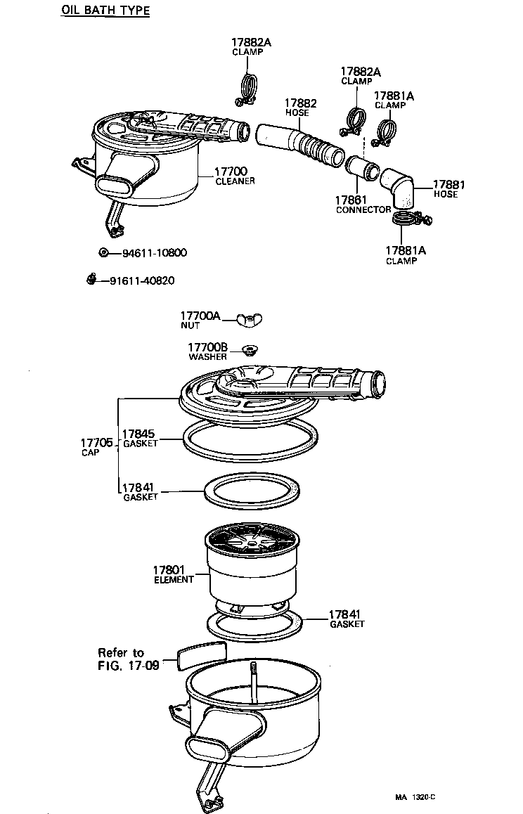  LAND CRUISER 40 45 55 |  AIR CLEANER