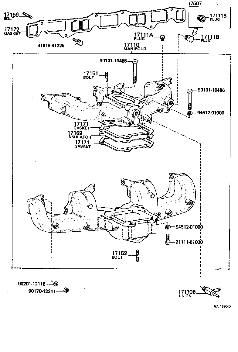  LAND CRUISER 40 45 55 |  MANIFOLD