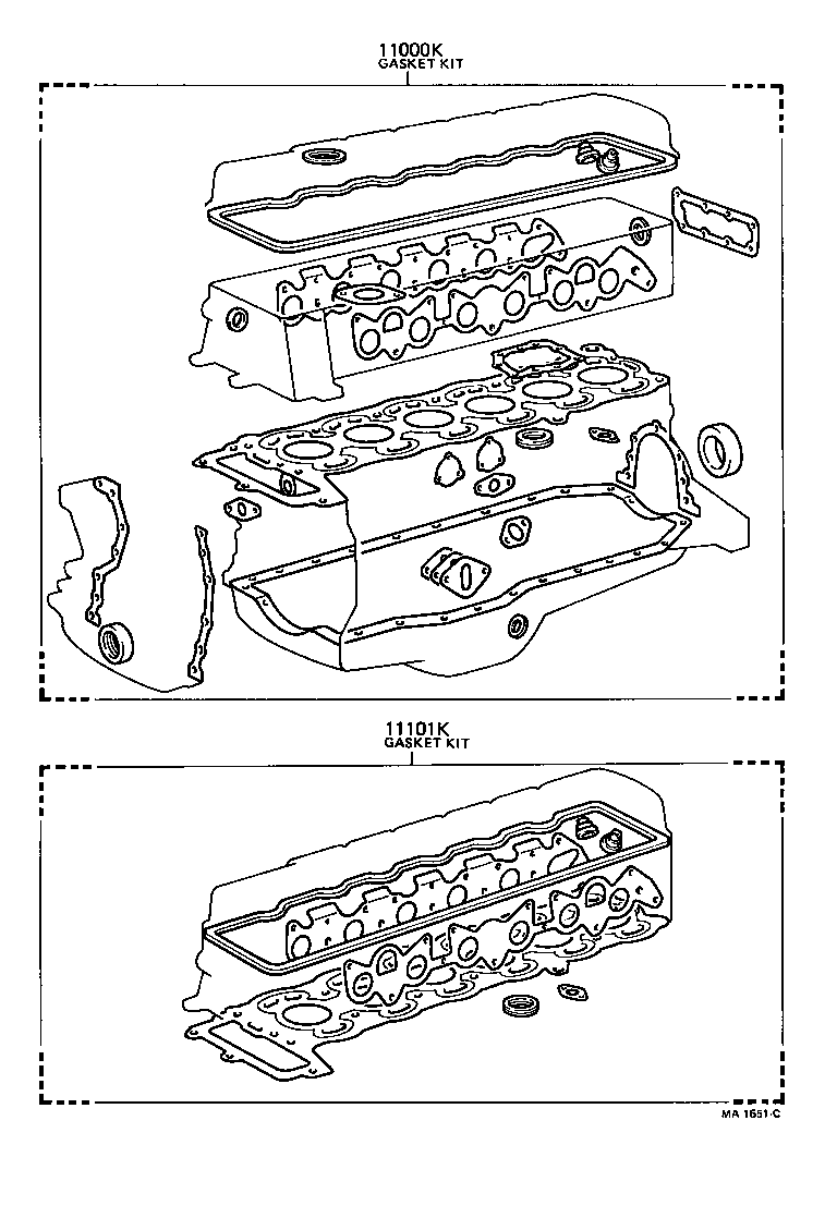  CROWN |  ENGINE OVERHAUL GASKET KIT