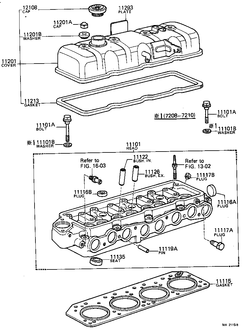  TOYOACE |  CYLINDER HEAD