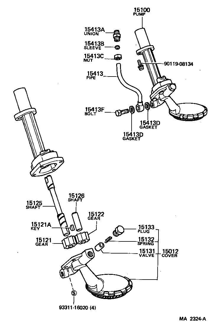  LAND CRUISER 40 |  ENGINE OIL PUMP