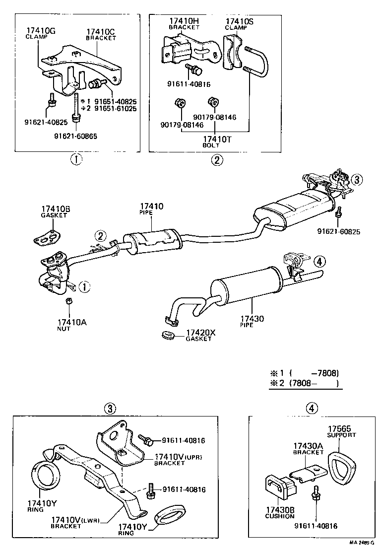  CROWN |  EXHAUST PIPE