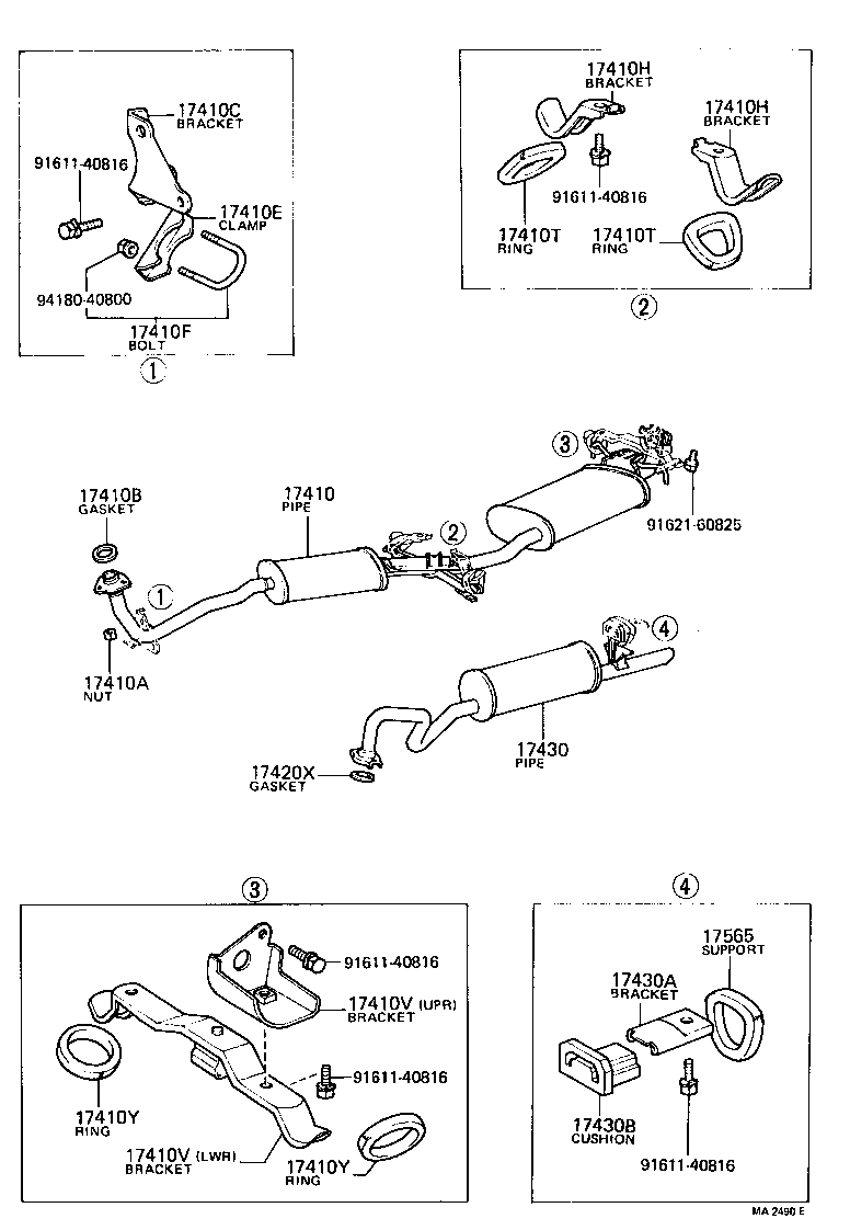  CROWN |  EXHAUST PIPE