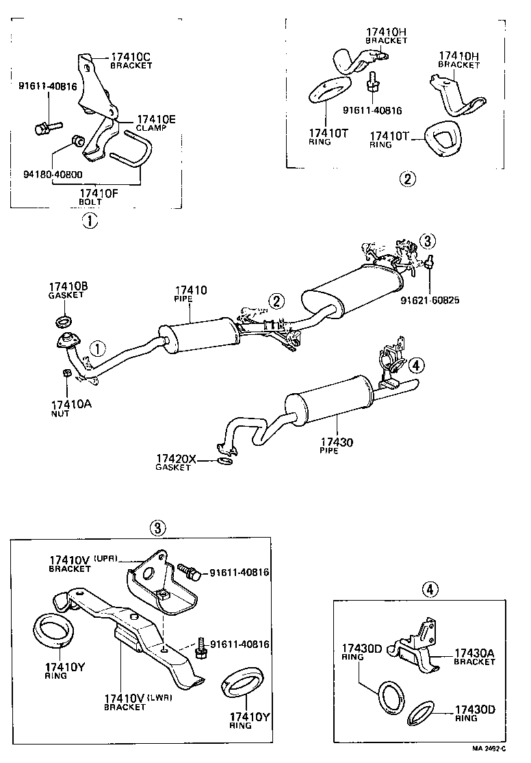  CROWN |  EXHAUST PIPE