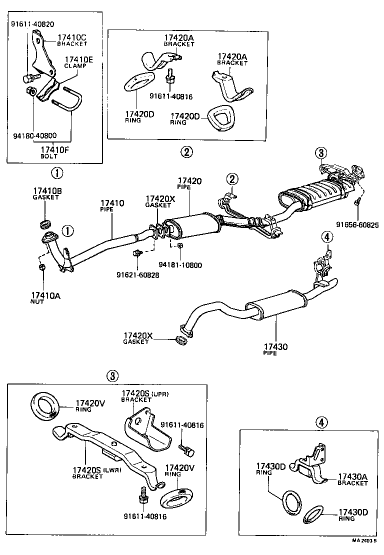  CROWN |  EXHAUST PIPE