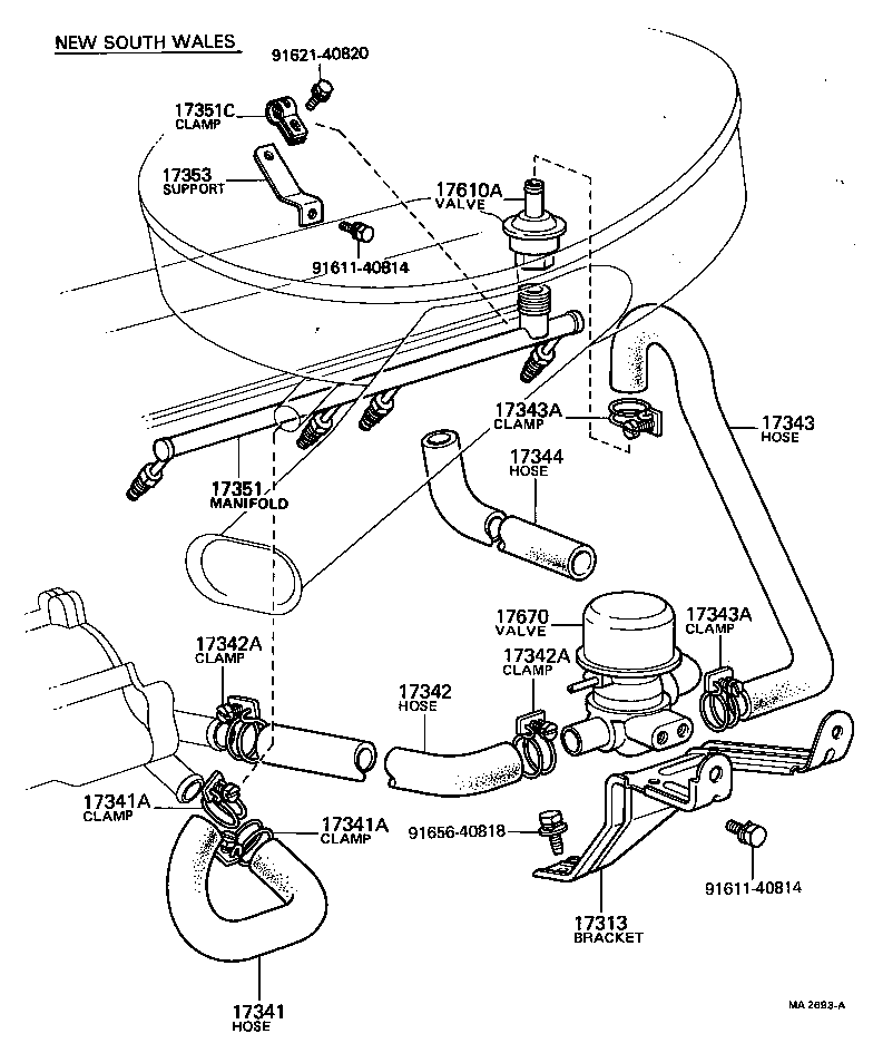  HILUX |  MANIFOLD AIR INJECTION SYSTEM