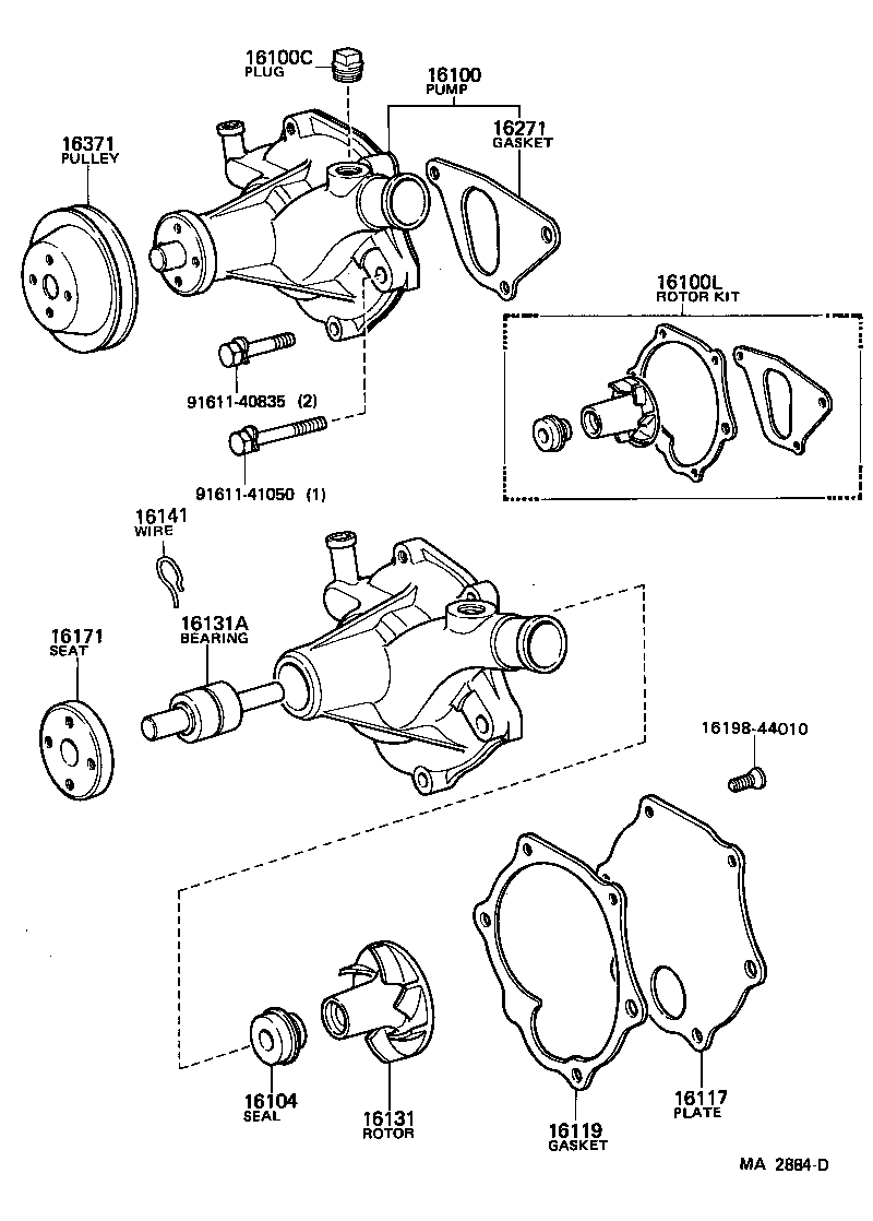  TOYOACE |  WATER PUMP