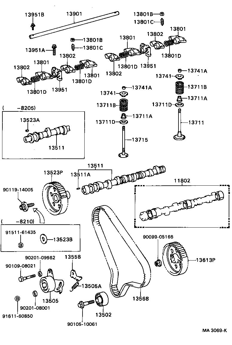  HILUX |  CAMSHAFT VALVE