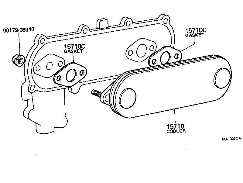  TOYOACE |  ENGINE OIL COOLER
