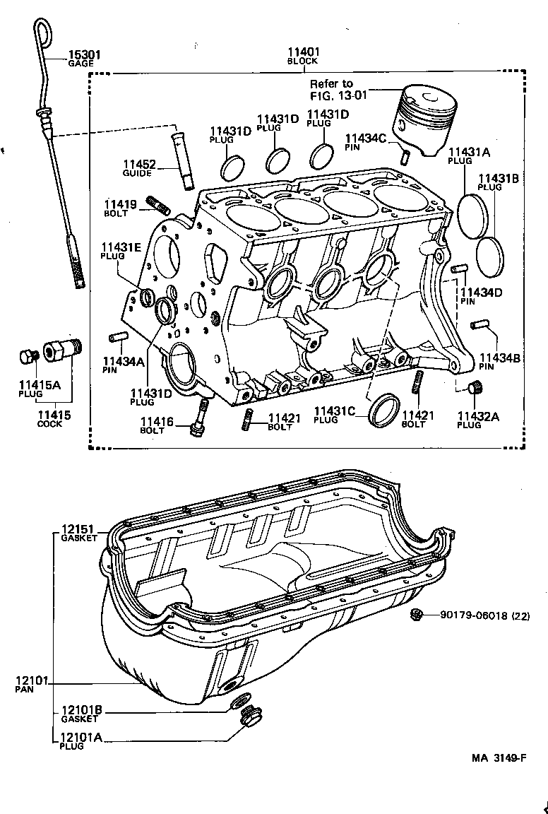  COROLLA |  CYLINDER BLOCK