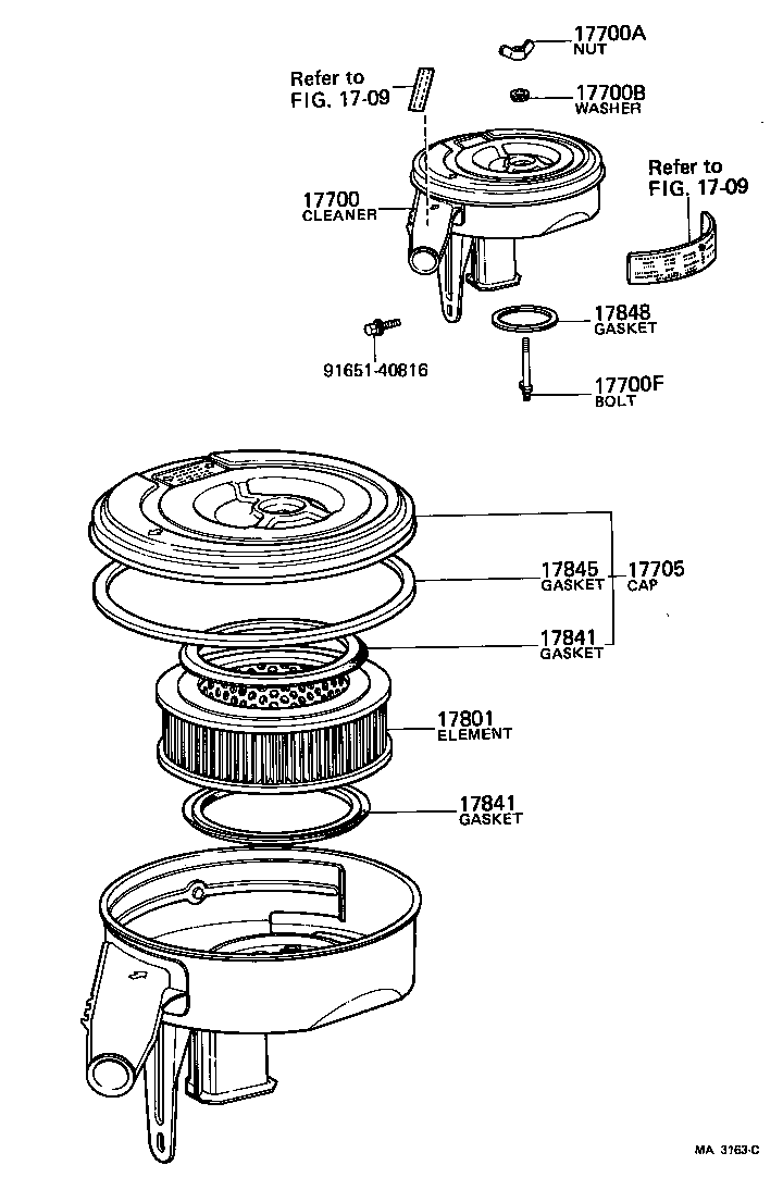  STARLET |  AIR CLEANER