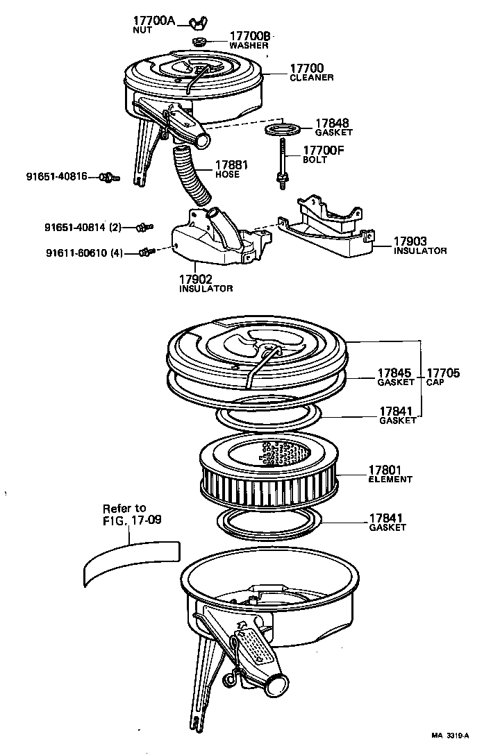  STARLET |  AIR CLEANER