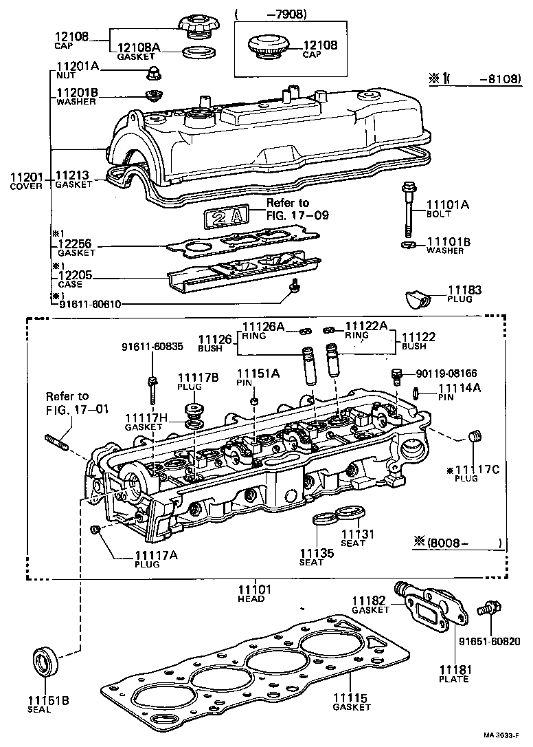  TERCEL |  CYLINDER HEAD