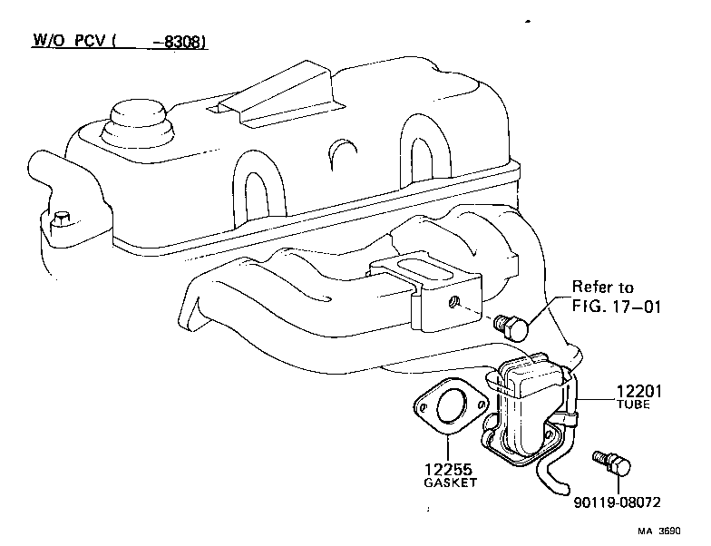  TOYOACE |  VENTILATION HOSE