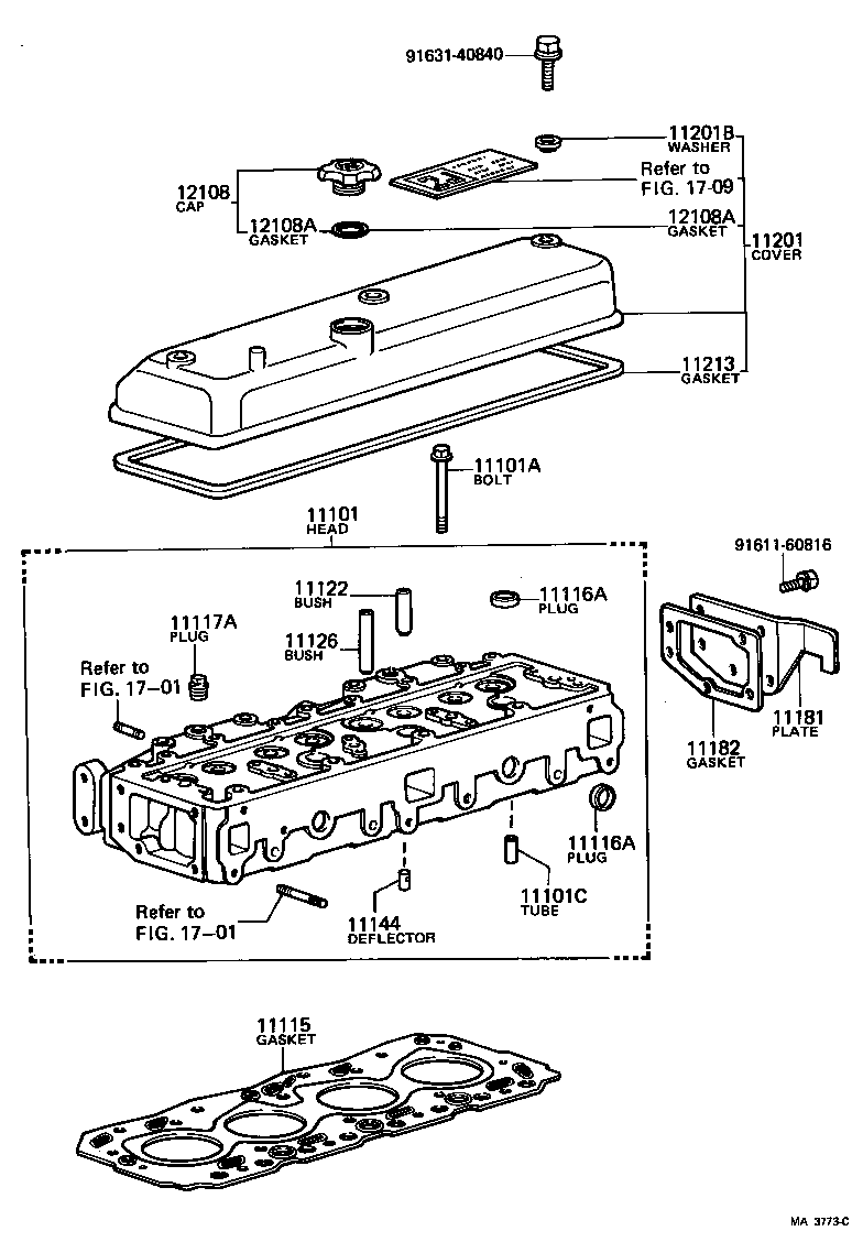  TOYOACE |  CYLINDER HEAD