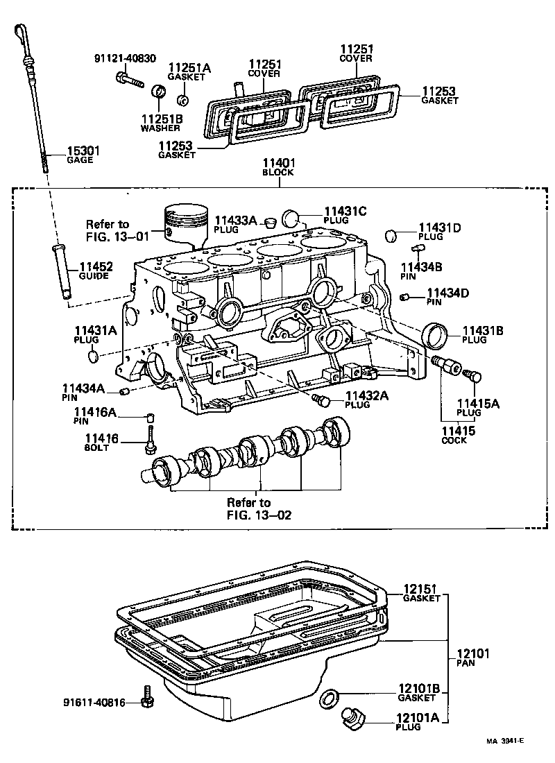  CROWN |  CYLINDER BLOCK