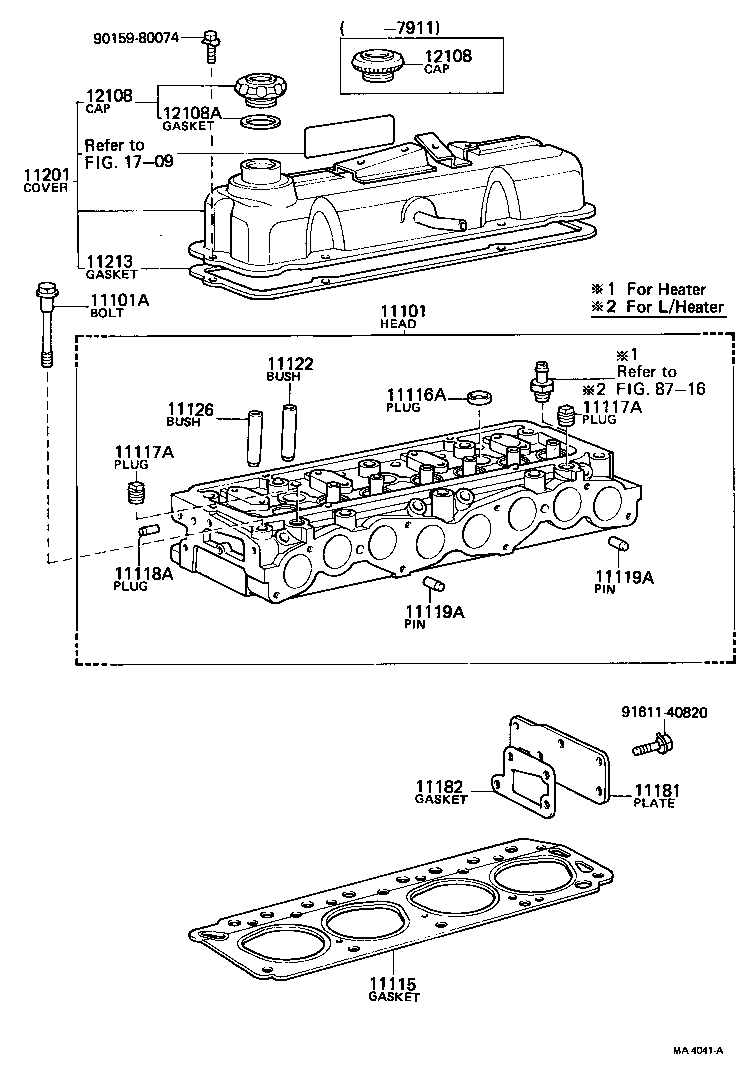  CROWN |  CYLINDER HEAD