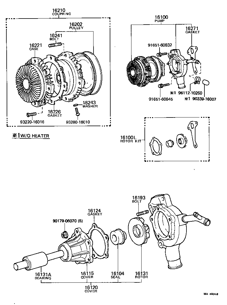  HIACE |  WATER PUMP