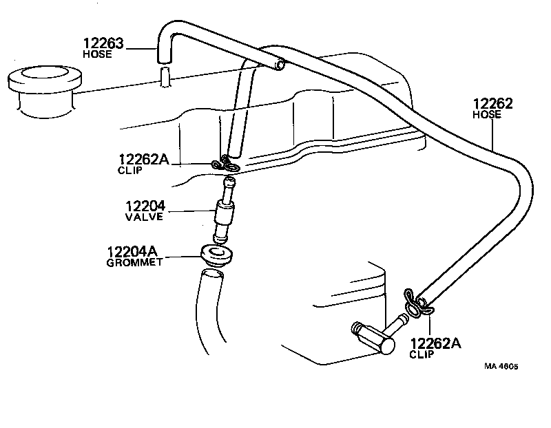  HILUX |  VENTILATION HOSE