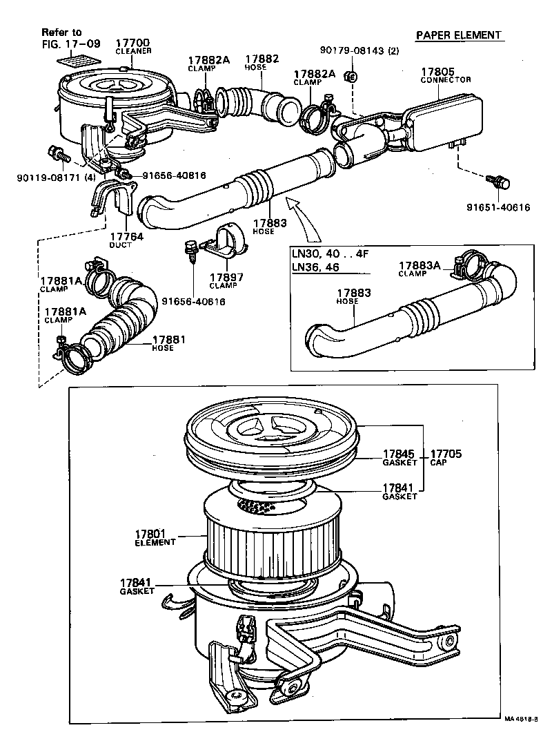  HILUX |  AIR CLEANER